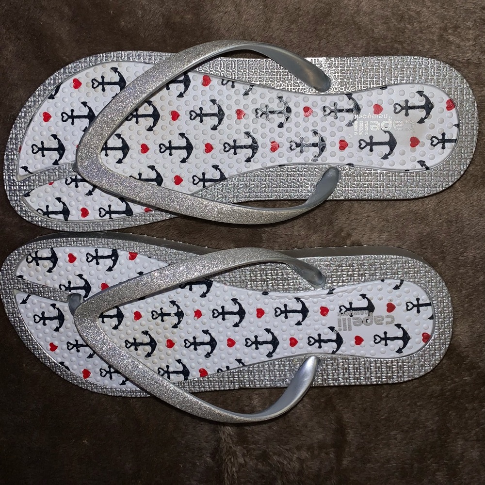 Anchor Flip Flops